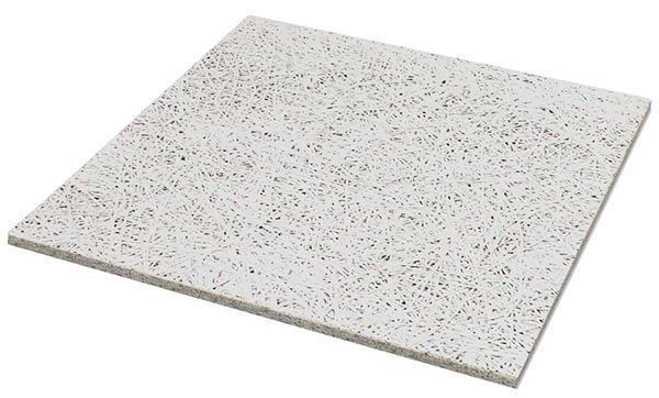 Панель акустическая "Фиброплан" f1 1200х600х25мм К5 (фаска неокрашенная, цемент белый)