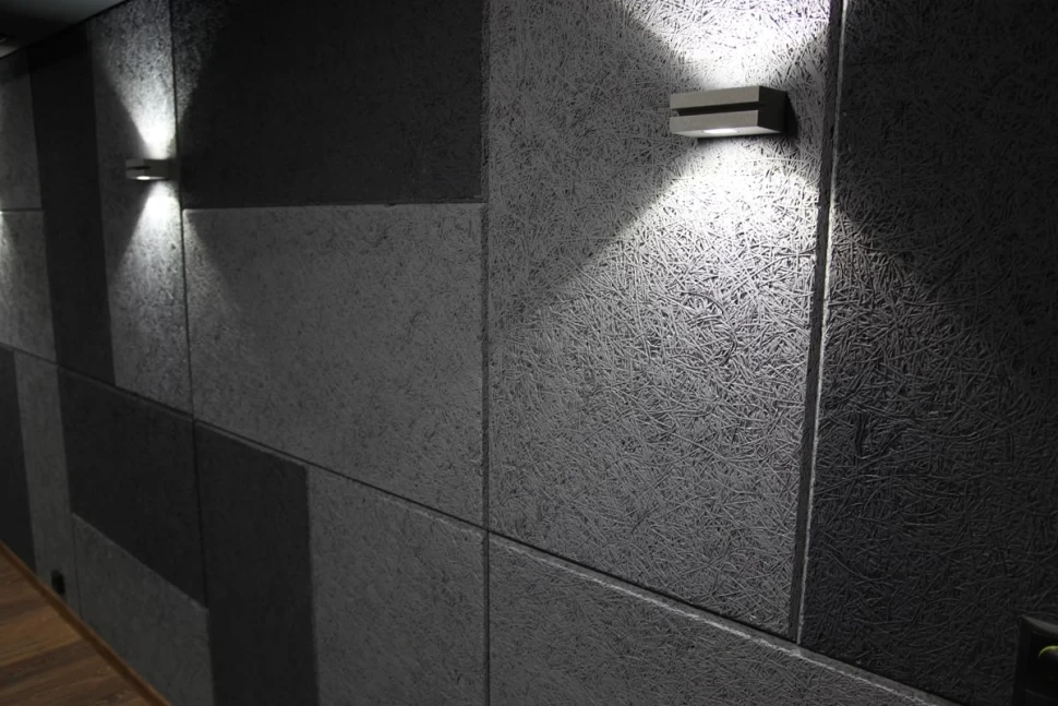 Панель акустическая "Фиброплан" f1 600х600х20мм К5 (фаска неокрашенная, цемент белый)