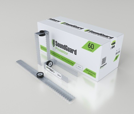 Виброизоляционное крепление SoundGuard Protektor 60x27